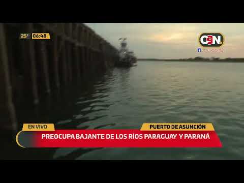 Bajante del Río Paraguay afecta al comercio fluvial