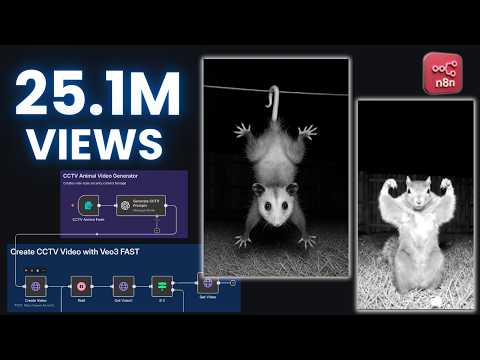 This AI System Creates VIRAL Animal Videos on Autopilot (n8n + Veo3 - No-Code)