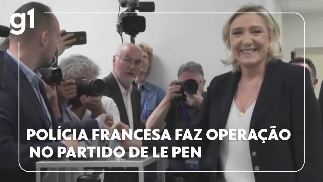 Polícia francesa faz uma operação contra fraude nos financiamentos de campanha