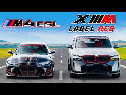 Manhart-Tuned BMW Drag Race: XM Label Red vs. M4 CSL Showdown