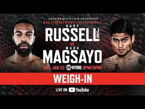 Gary Russell Jr. vs Mark Magsayo OFFICIAL WEIGH-IN | Watch Live