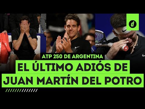 JUAN MARTÍN DEL POTRO dice ADIÓS al TENIS en ATP de Argentina
