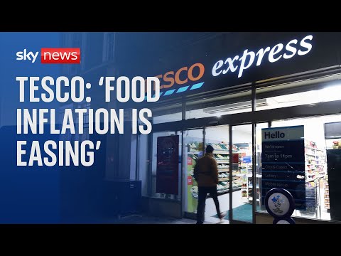 Cost of Living: Tesco sees 'encouraging early signs' grocery inflation starting to ease