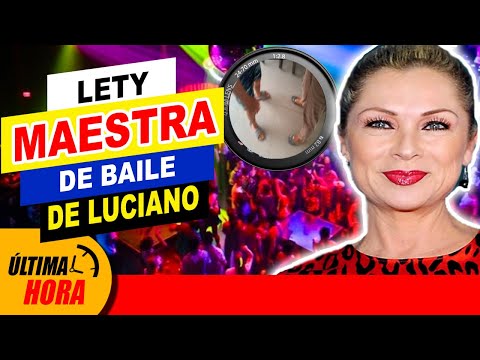  ¡ Las HERMOSAS LECCIONES de BAILE de ?  LETY CALDERON a su HIJO LUCIANO ?