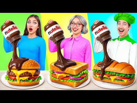 Provocare De Gătit: Eu vs. Bunica | Provocări Alimentare Uimitoare Multi DO Challenge