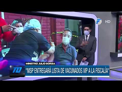 Habría 500 vacunados VIP en Paraguay