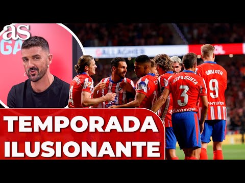 DAVID VILLA augura una BUENA TEMPORADA del ATLÉTICO DE MADRID