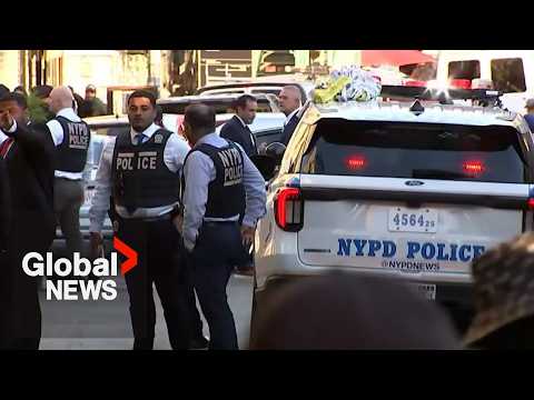 Protests erupt in New York City after ICE shot man with kid in car