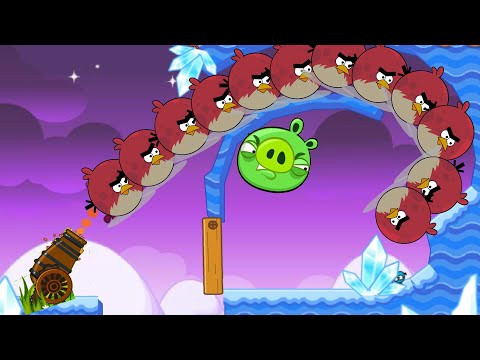 Angry Birds Cannon Collection 2 - CANNON BIRDS OVERDRIVE SHOOTING MAXIMUM BIRDS TO PIGGIES!
