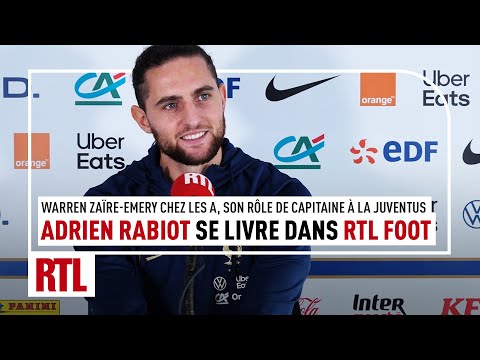 Les confidences d'Adrien Rabiot dans RTL Foot (INTÉGRALE)