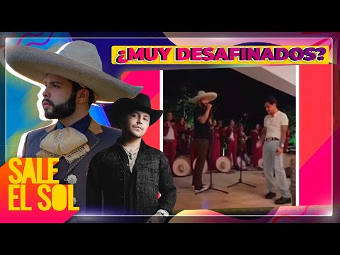 VIDEO: Nodal CANTÓ con su cuñado Leonardo Aguilar en el CUMPLEAÑOS de Pepe Aguilar | Sale el Sol