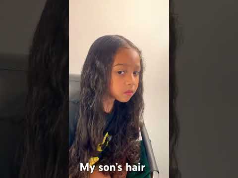 Toddler Boy’s Long Hair