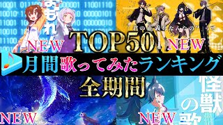 【ALLTIME全期間/月間TOP50】5月ホロライブ歌ってみた月間ランキング 50 most viewed cover song this