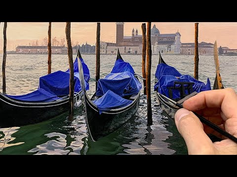 Painting a Venice Scene | Time Lapse | Episode 213