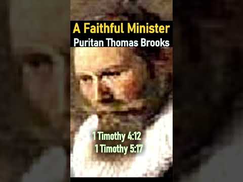 A Faithful Minister! - Puritan Thomas Brooks Devotional #shorts #christianshorts #holiness #Jesus