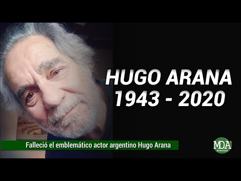 MURIÓ el actor HUGO ARANA por COVID-19