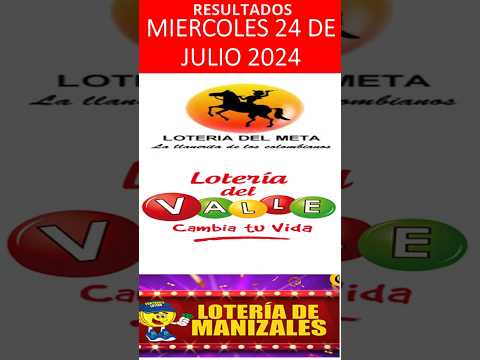 Shorts PROBABILIDADES LOTERIA DEL META, VALLE Y MANIZALES MIERCOLES 24 DE JULIO 2024