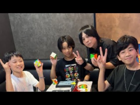 最初に６秒出した子に賞品プレゼント🎁ルービックキューブ