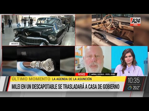 Cómo será la asunción de Javier Milei: Perón nunca llegó a usar el Cadillac