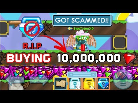 GOT SCAMMED WHILE BUYING 10,000,000 GEMS!! [R.I.P!] - Growtopia