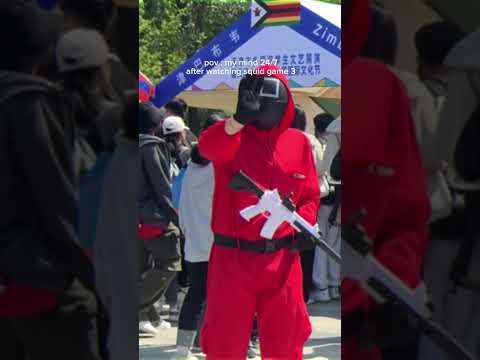 Squid game @tianjinuniversity | Cultural festival Highlights #china #squidgame #number11