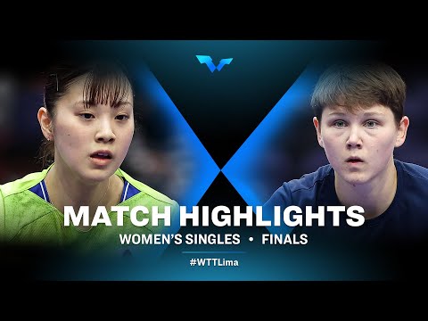 Table Tennis 🥍 Miyu Nagasaki vs Nina Mittelham | WS | WTT Contender Lima 2022 | (Finals)