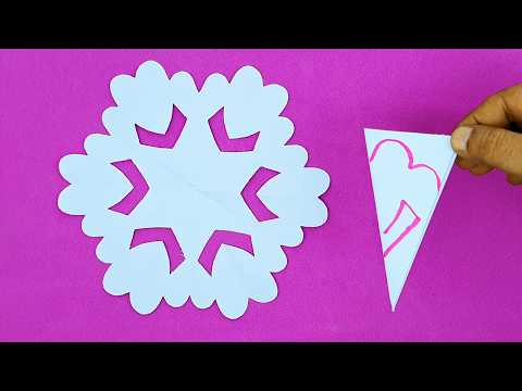 Crafting Beautiful Paper Snowflakes for a Christmas in July Celebration ❄️Paper Christmas Snowflakes