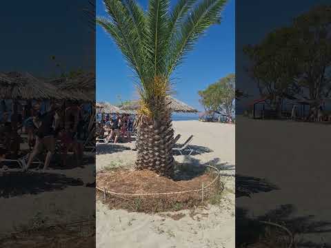 Beach on mainland Greece opposite Corfu