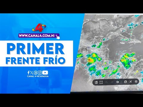 Esta semana ingresará el primer frente frío a Nicaragua y se esperan lluvias al inicio de la semana