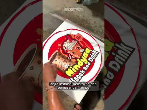 proses pembuatan neonbox size 60cm x 50cm #multitata #furniture #shortvideo