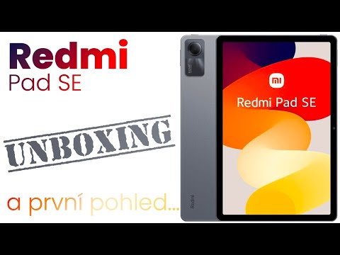 Unboxing nového tabletu od Xiaomi - Redmi Pad SE