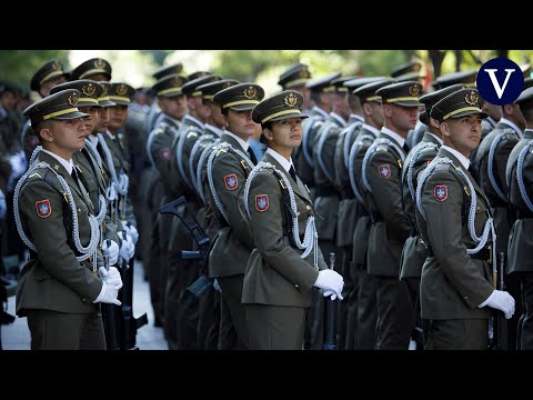 El multitudinario desfile del Día de las Fuerzas Armadas presidido por los Reyes de España