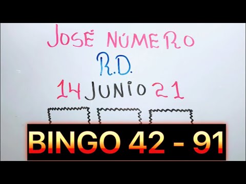 NÚMEROS DE LA SUERTE PARA HOY 14 DE JUNIO DE 2021 | BINGO 91