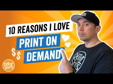 Why I Love Print On Demand ❤ 10 Reasons Why You Should Start A Print On Demand Business Right Now.