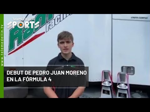 Debut de Pedro Juan Moreno en la Fórmula 4 - Telemedellín