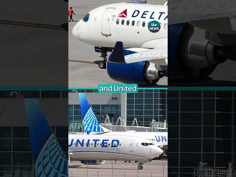 Two separate lawsuits have been filed against airlines Delta and United #itvnews #travel