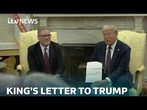 Trump reacts to letter from King Charles inviting him to UK | ITV News