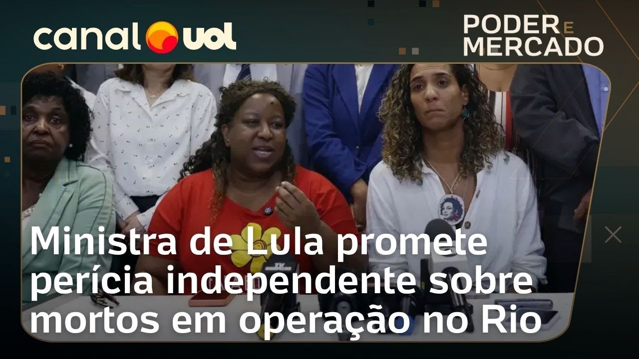 Ministra de Lula promete perícia independente a parentes de mortos em operação no Rio de Janeiro  TV Online Ministra de Lula promete perícia independente a parentes de mortos em operação no Rio de Janeiro