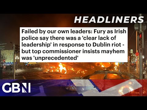 Fury as Irish police say there was a 'clear lack of leadership' in response to Dublin riot