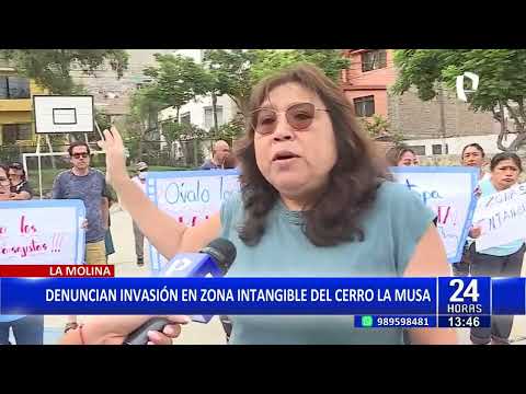 La Molina: vecinso denuncian invansión en zona intangible del Cerro La Musa