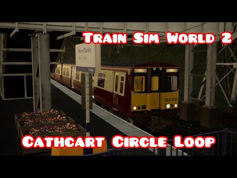 Train Sim World 2 - Cathcart Circle loop Clockwise in Timelapse