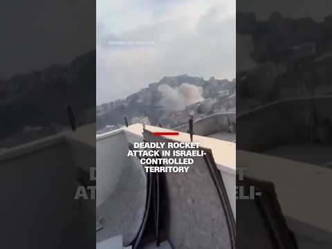 Deadly rocket attack in Israeli-controlled territory #cnn #news