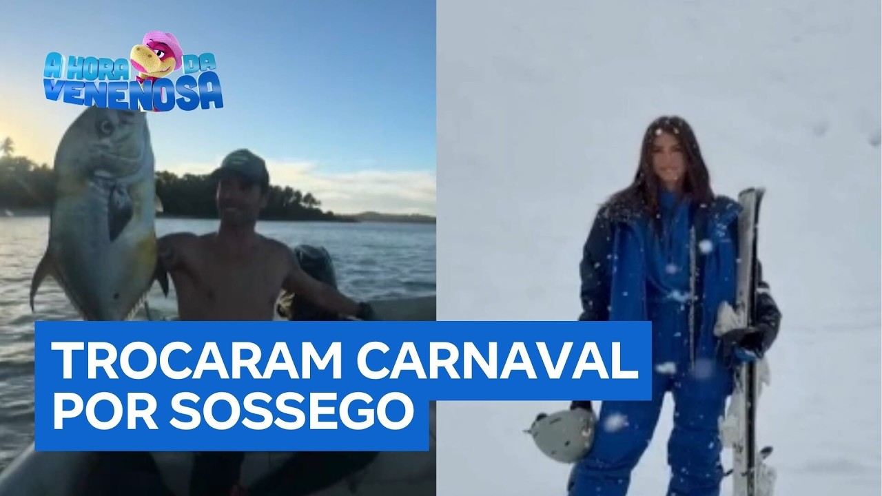 Longe da folia: famosos trocam Carnaval por sossego