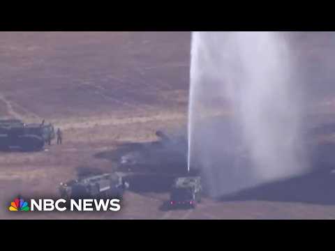 F-35 fighter jet crashes in San Diego