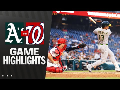 As vs. Nationals Game Highlights (8/6/25) | MLB Highlights