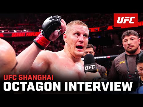Sergei Pavlovich Octagon Interview | UFC Shanghai