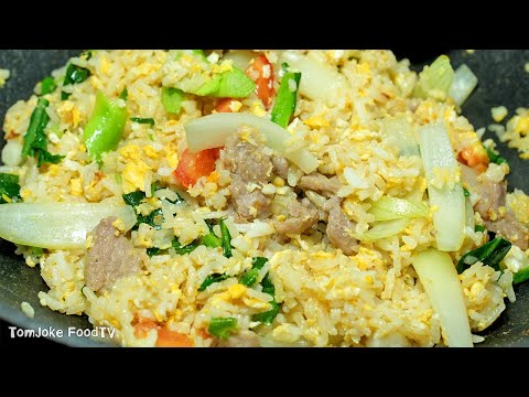 ข้าวผัดหมูสูตรง่ายๆบ้านๆสูตร