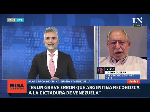 Diego Guelar: Es un grave error que Argentina reconozca a la dictadura de Venezuela