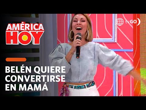 América Hoy: Belén Estévez confiesa que quiere ser mamá a los 41 años (HOY)