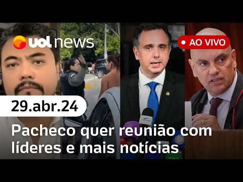 UOL News 2ª Edição com Natália Mota, Sakamoto, Couto e José Padilha | NOTÍCIAS AO VIVO 29/04/24